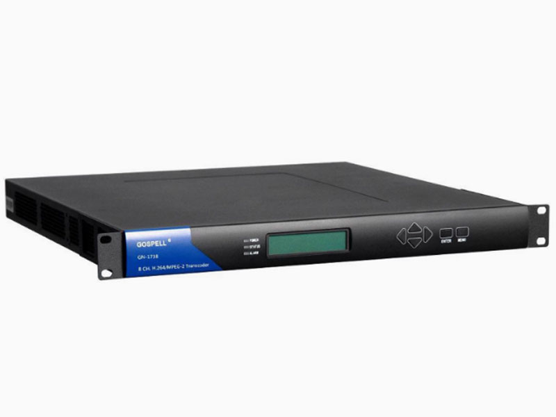 高斯贝尔GN-1738 多路 MPEG-2/H.264 标/高清转码器